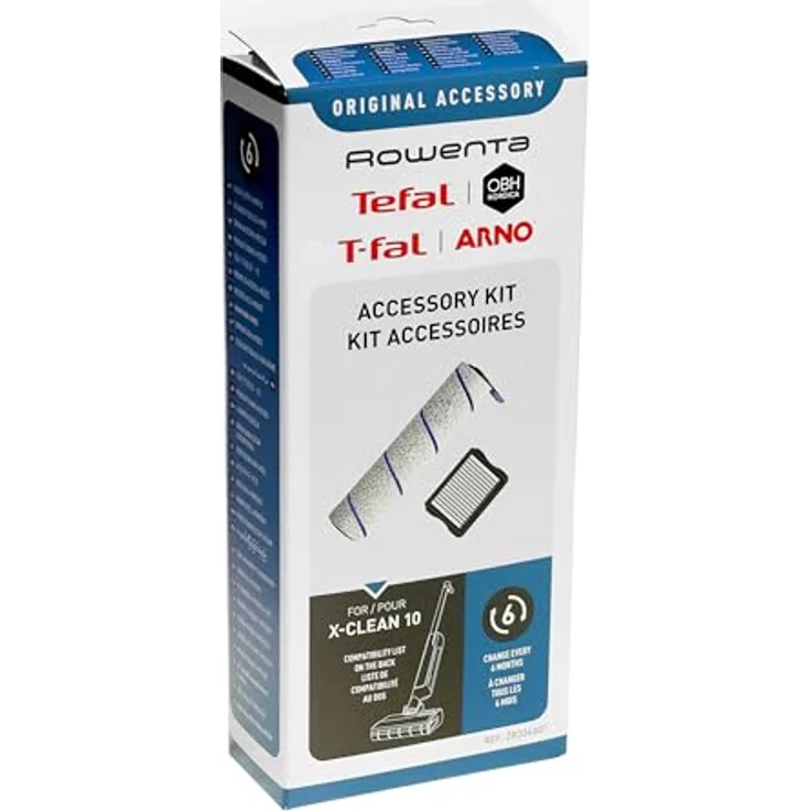 Rowenta ZR336A01 Zubehörset für X-CLEAN 10, Kunststoff, bunt, Walze und waschbarer Filter – Bild 1