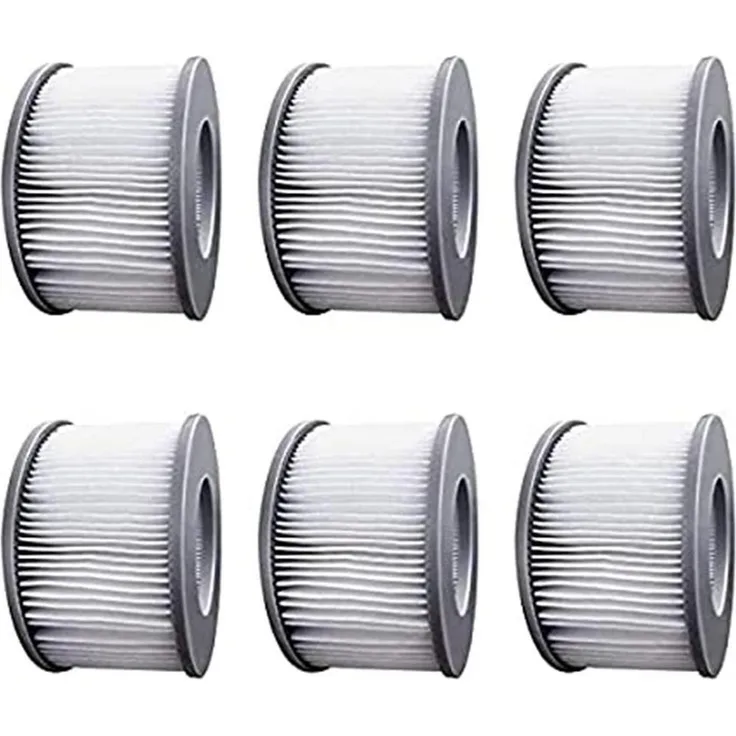 WuYan Ersatzfilter 6 Stück für MSPA FD2089, Whirlpool Kartuschenfilter mit 120 Falten, ab Modell 2020