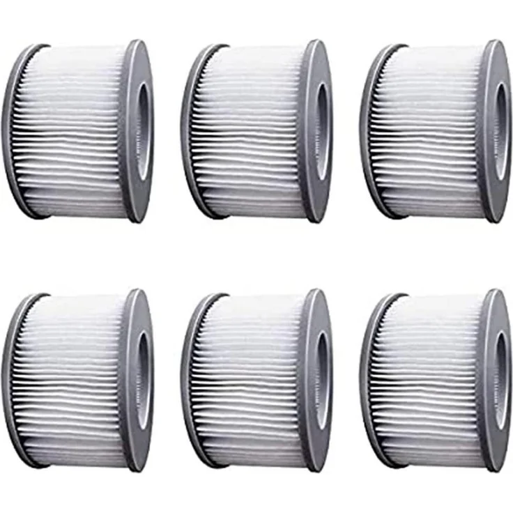 WuYan Ersatzfilter 6 Stück für MSPA FD2089, Whirlpool Kartuschenfilter mit 120 Falten, ab Modell 2020