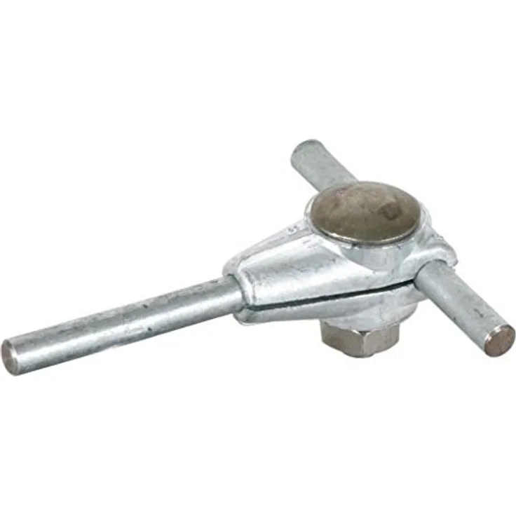 DEHN EST-Verbinder ZG für Rundleiter 8mm, T-Verbinder aus Zinkdruckguss, Blitzstromtragfähigkeit 100 kA