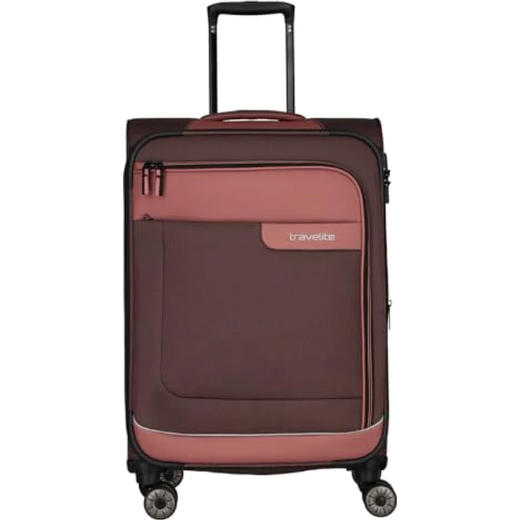 Travelite Viia 4w Trolley M 67 Frühlingsrose, 70 l Volumen – Bild 5