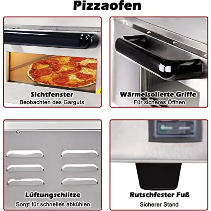 Beeketal Pizzaofen Pizza BPO33-1 – Bild 4