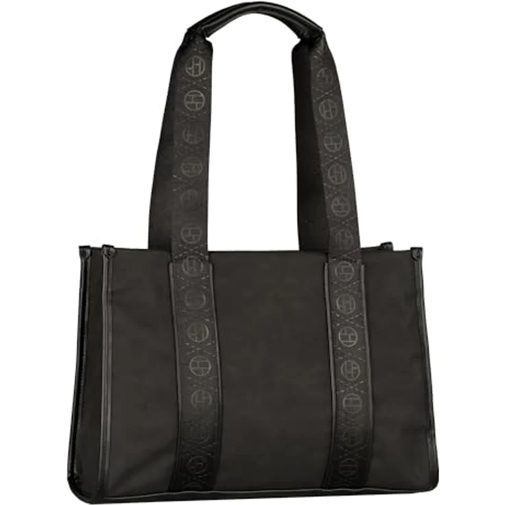 Tom Tailor Yara Shopper Tasche, 37 cm, schwarz, 100% Polyurethan – Bild 1