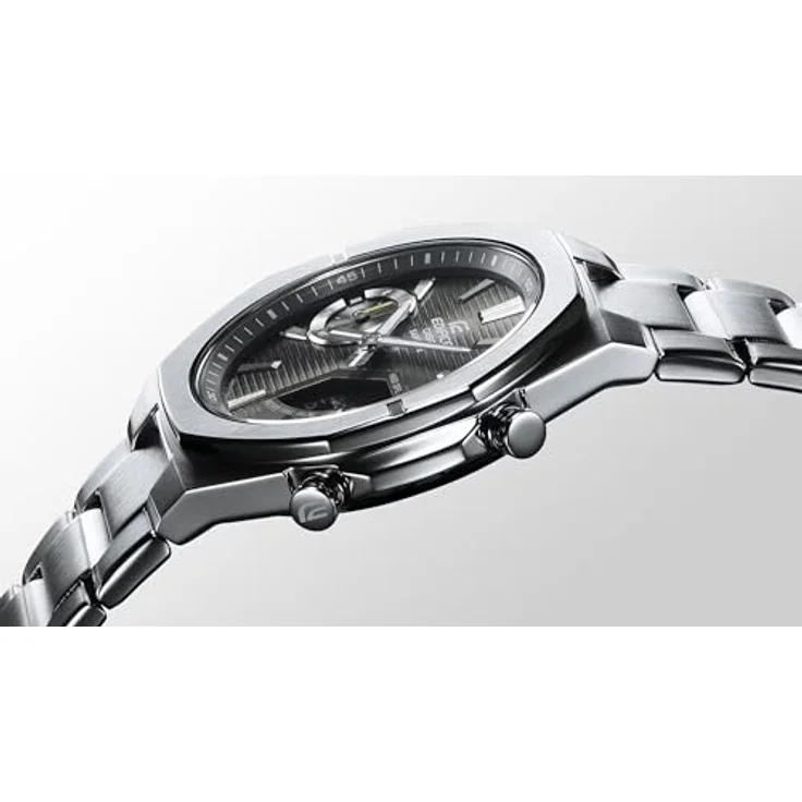 Casio ECB-S10D-8AEF Edifice Herrenuhr, Bluetooth, analog-digital, Edelstahl, anthrazit, wasserdicht bis 10 bar, Saphirglas, multifunktional – Bild 3