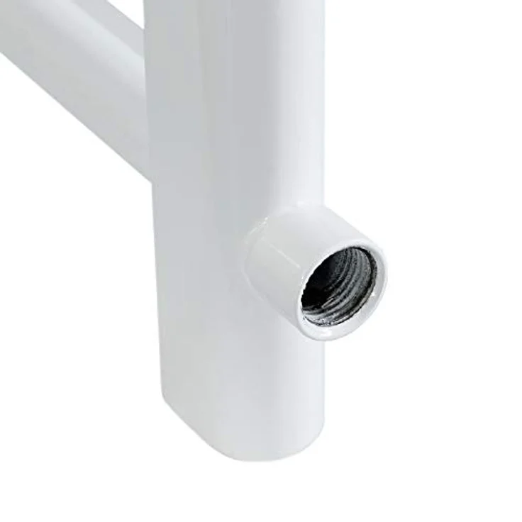 ECD Germany Renovierungsheizkörper Austausch, 600 x 1200 mm, Weiß, Handtuchwärmer mit Seitenanschluss 500 mm, Designheizkörper für Bad – Bild 3