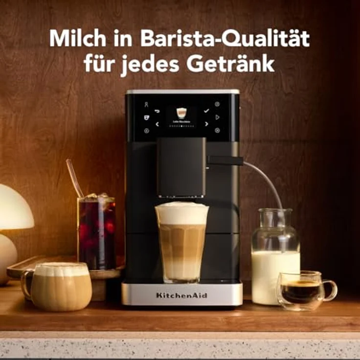 KitchenAid Kaffeevollautomat 5KES8453EBM, QuietGrind-System für leise Zubereitung, schwarz – Bild 4
