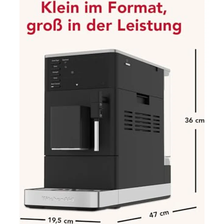 KitchenAid Kaffeevollautomat 5KES8452EBM, IntelliGrind-Technologie mit automatischer Mahlgrad-Einstellung, Schwarz – Bild 5