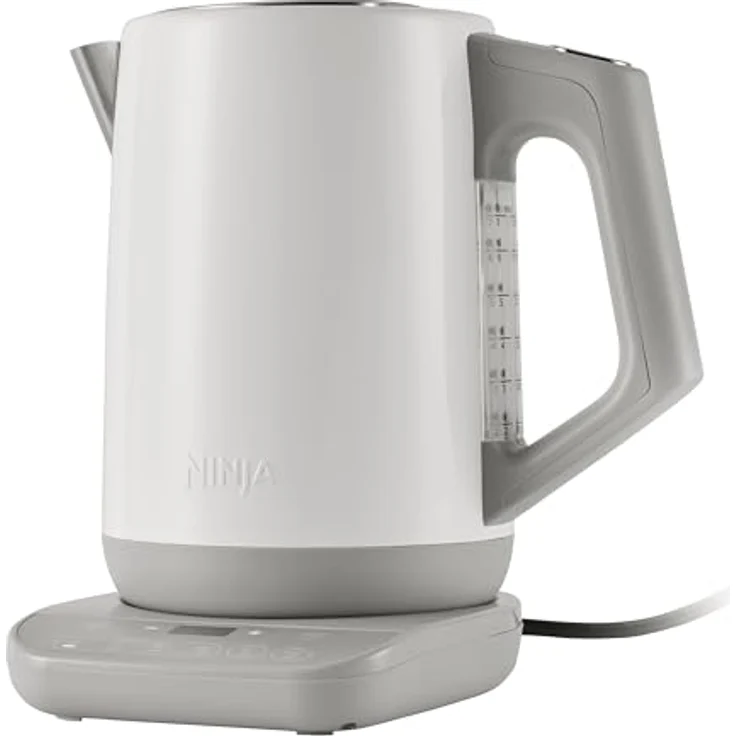 Ninja Wasserkocher Perfect Temperature KT200EUWH, 1,7L, 3000W, LED-Anzeige, 6 Temperatureinstellungen, Weiß – Bild 1
