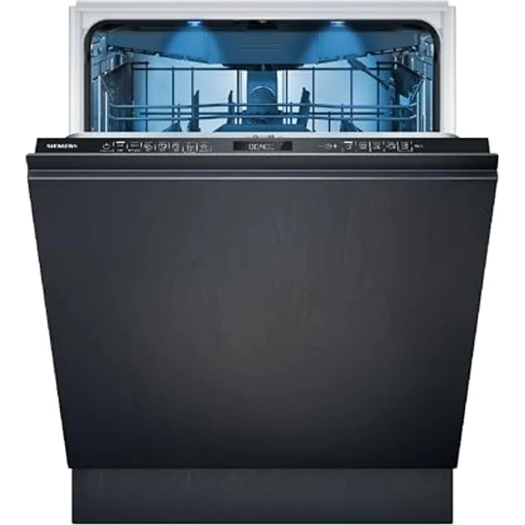 Siemens iQ500 SX95EX22CE, Vollintegrierter Geschirrspüler, Energieeffizienzklasse A, schwarz, Home Connect, 42 dB(A), 14 Maßgedecke – Bild 1