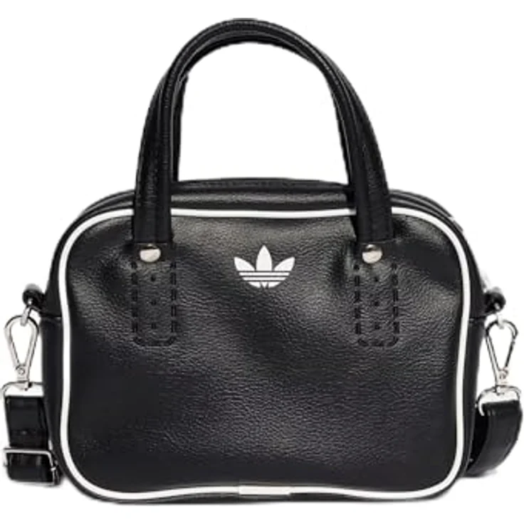 adidas Originals ADICOLOR SB Sporttasche, elegante Schultertasche mit verstellbarem Riemen und legendärem Trefoil-Print, schwarz – Bild 1