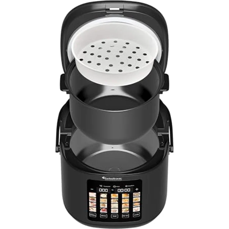TurboTronic by Z-Line TT-DMC23 Multikocher, 860 W, 20in1, 5 l Kapazität, kratzfeste Keramikbeschichtung, Touch-LED-Display – Bild 9