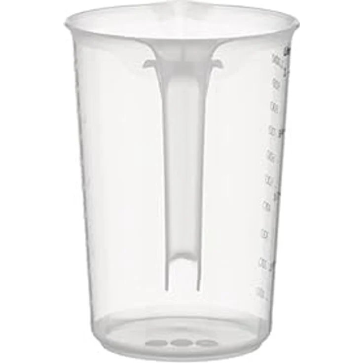 APS 30047 Messbecher Ø 12cm, H: 17cm, 1 Liter Polypropylen mit geschlossenem Griff, geprägte Maßskalierung außen Liter- Milliliter-Einteilung – Bild 3