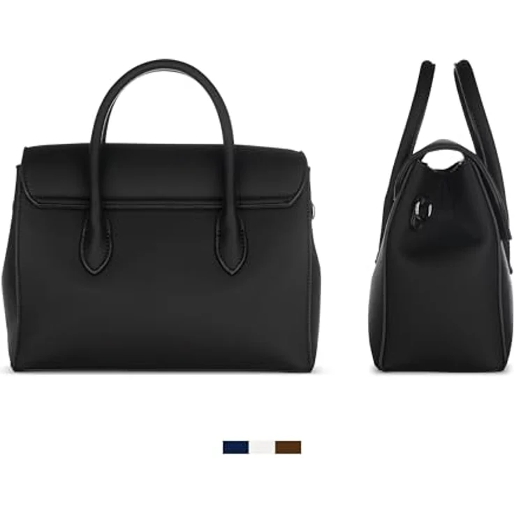 Bugatti Ira Schultertasche M 27 cm, elegante Handtasche für Damen – Bild 3