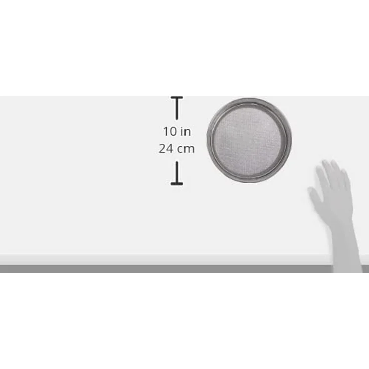 DE BUYER 4605.21 Sieb 4 Maschen austauschbar Edelstahl grau 0,5-1-2-3 mm Durchmesser 21 cm – Bild 9