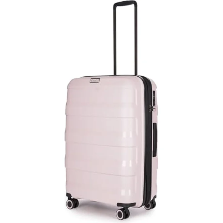 Stratic Trolley Straw + - Hartschalen Koffer M (65 cm), 4 Rollen, nachhaltig und erweiterbar, blau – Bild 3