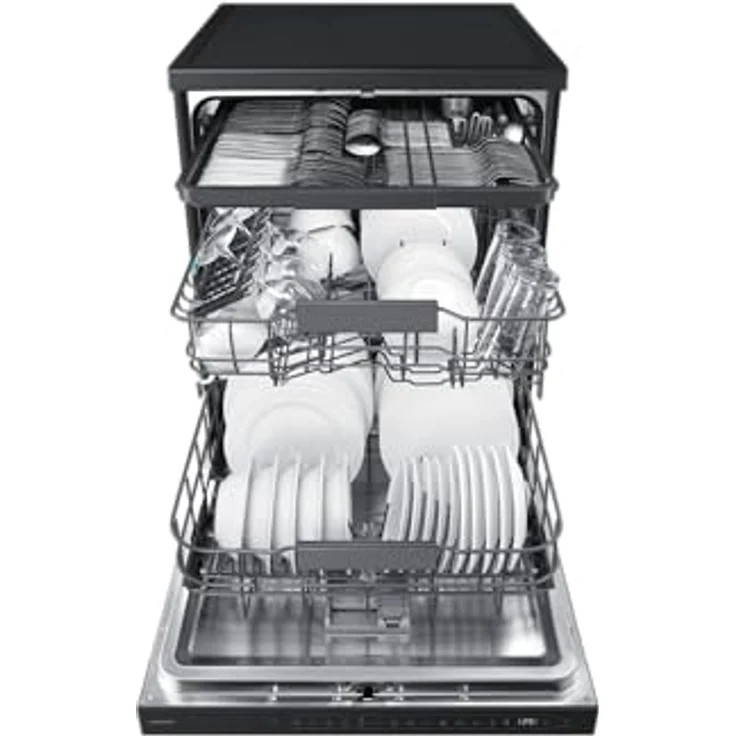 Samsung DW80H73YBFFU1 Geschirrspüler, 14 Gedecke, Wi-Fi, Intensive Reinigung mit WaterJet Clean TM, Automatische Türöffnung, Schwarz – Bild 4