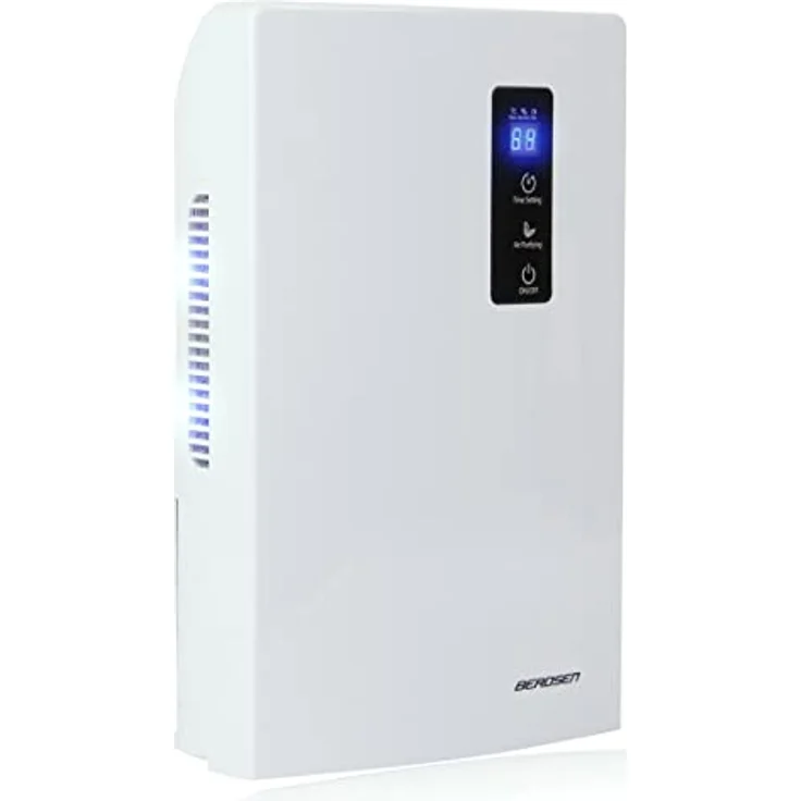 BERDSEN Luftentfeuchter mit Luftreinigungsfunktion, Peltier-Technologie, UV, 700 ml/Tag, 2000 ml Wassertank, leises Arbeiten, Timer, für Räume bis 30 m³ – Bild 3