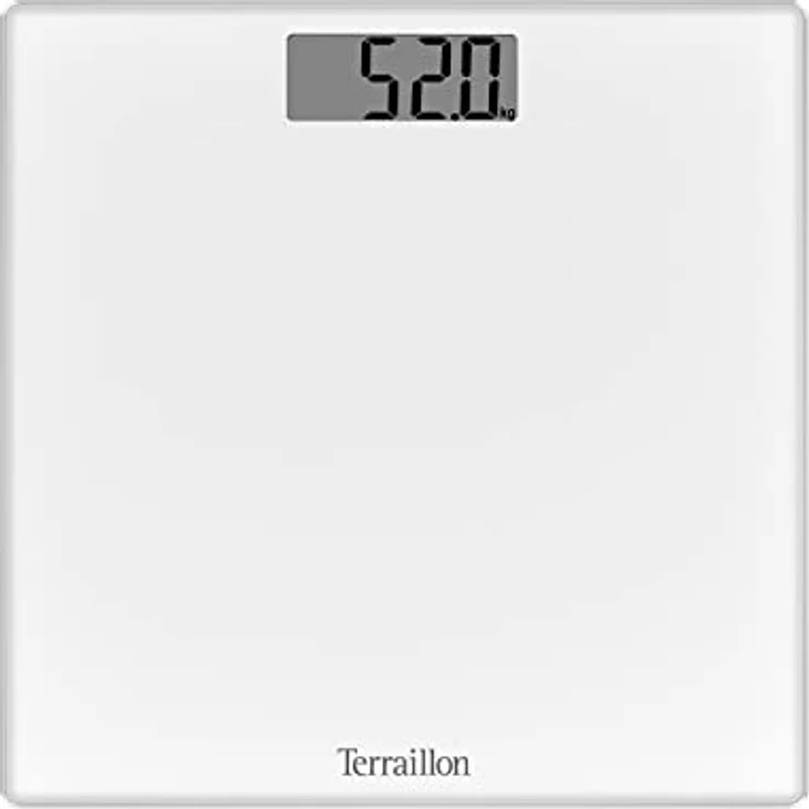 Terraillon - TSQUARE weiß - Elektronische Personenwaage kompakt und ultraflach - LCD-Display - Kapazität 180 kg – Bild 3