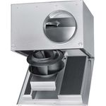 Helios Belüftungsventilator SBD 315 A, Radial-Rohrventilator mit schalldämmendem Gehäuse, verzinktem Stahlblech, 50mm starker Mineralfaserplatte, Kunststoff-Laufrad