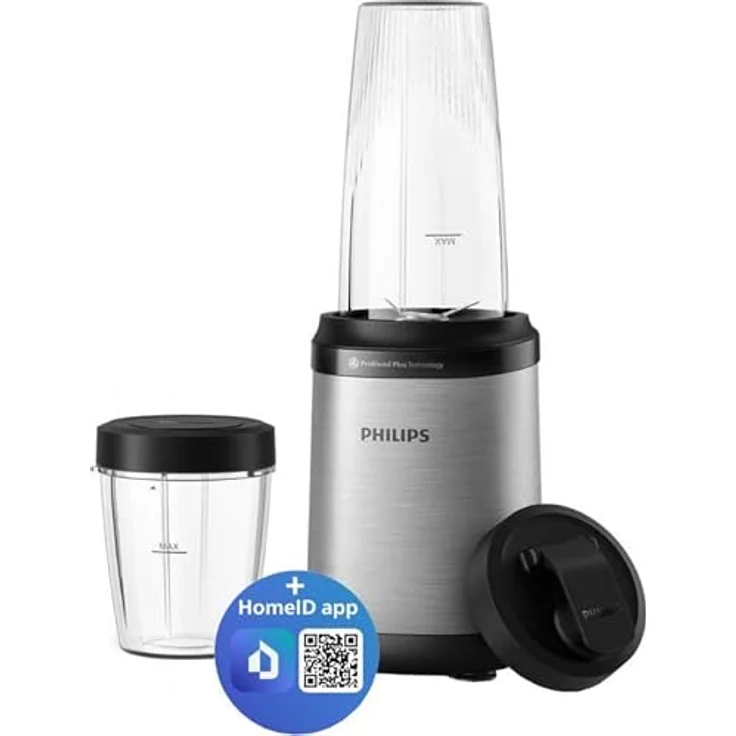 Philips HR2765/00, Standmixer mit 800 W, 0,7 + 0,5 L Tritan Behälter, Krusieren von Eis, silber – Bild 2