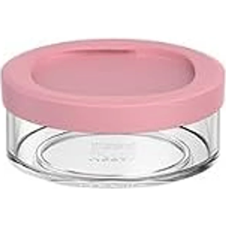 Mepal Müslibecher Abteil Ellipse, To Go mit Platz für Snacks und Toppings, spülmaschinengeeignet, 200 ml, Vivid mauve – Bild 1