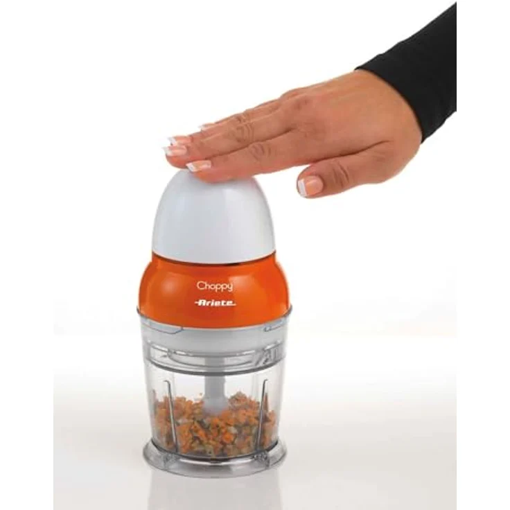 Ariete 1836 Choppy Zerkleiner, Küchenhelfer, 160 W, Kunststoff, Orange, Weiß – Bild 5