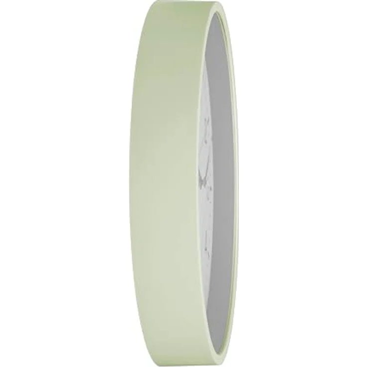 TFA Dostmann Analoge Funk-Wanduhr, 60.3550.04, höchste Genauigkeit, modern, analog, Glasabdeckung, für Büro, zu Hause, Geschenk, 245 x 245 x 42 mm, Mint – Bild 3
