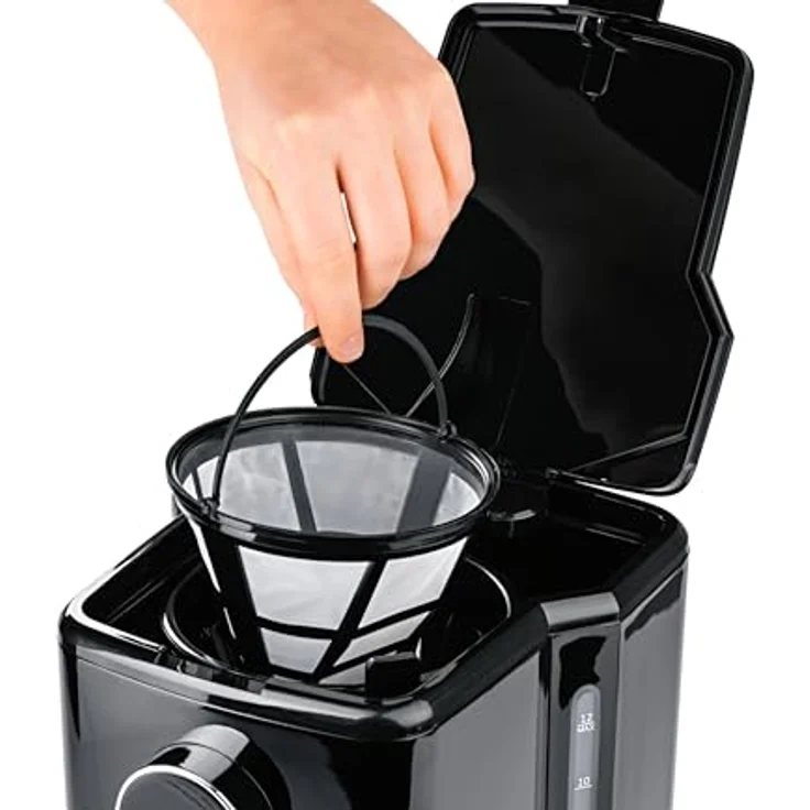Barista Kaffeemaschine Touch, Filterkaffeemaschine mit 900W, 1,5L Glaskanne für bis zu 12 Tassen, Timerfunktion und Aromastärke-Einstellung – Bild 3