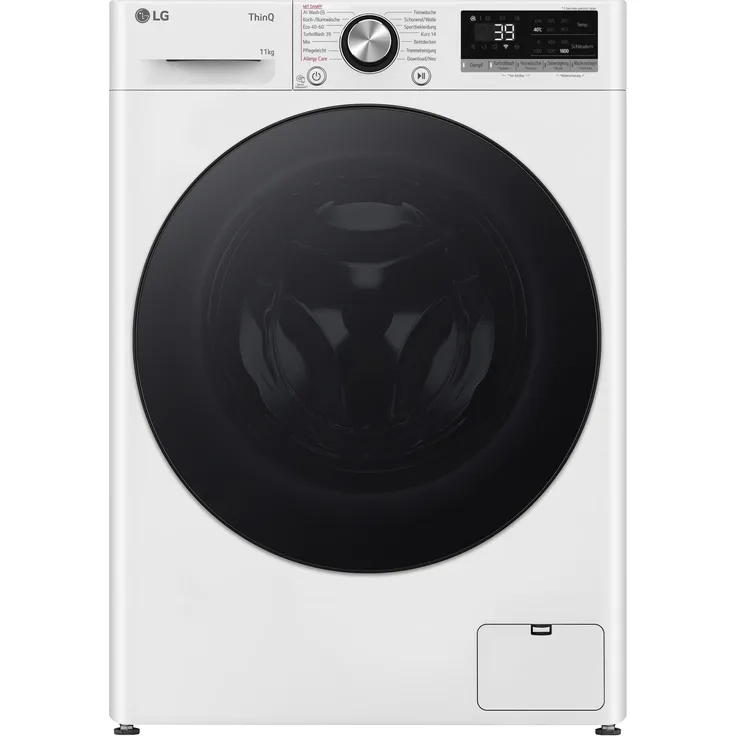 LG F6WR701Y, Frontlader-Waschmaschine, 11 kg, Energieeffizienzklasse A, 1560 RPM, 75 dB, Weiß