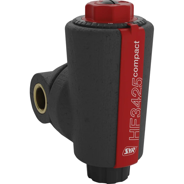 Sasserath SYR Heizungsfilter HF 3425 compact DN 25, Wasserfilter mit Magnetabscheidung zur Entschlammung von geschlossenen Heizungsanlagen