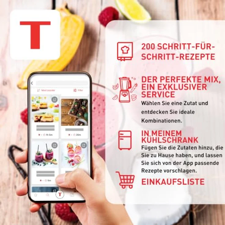 Tefal PerfectMix+ BL87G8, Standmixer, Schwarz – Bild 4