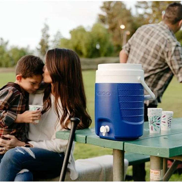 Igloo 7.294588 Sport Getränkeautomat, 7,5 Liter, isoliert, blau – Bild 6