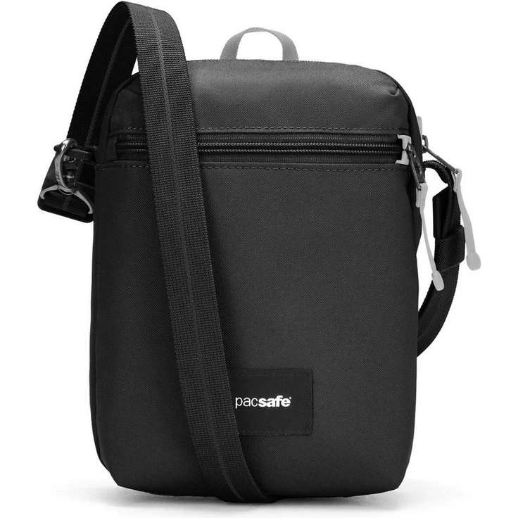 Pacsafe Umhängetasche Go Festival Crossbody Bag, Diebstahlschutz, RFID Blocker, Jet Black – Bild 1