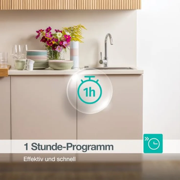 Gorenje GV6G63A60H vollintegrierter Geschirrspüler 60 cm, 16 Maßgedecke, EEK A, 7 Programme, TotalDry, BottleWash, FlexUse – Bild 10