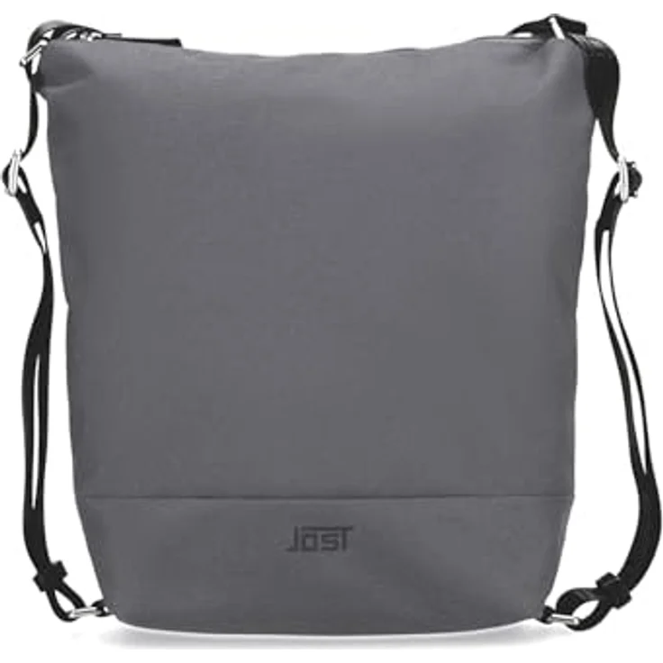 Jost Bergen 1103 3-Way Bag, Handtasche und Rucksack in Grau mit flexibler Trageweise – Bild 1