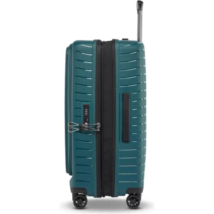 Stratic Novium 4 Rollen Trolley M 65.5 cm, Dehnfalte, 100% Polypropylen, petrol – Bild 9