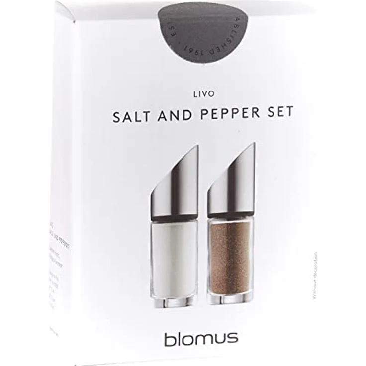 Blomus Pfefferset-63581 Salz- und Pfefferset, Glas, 12 x 4 cm – Bild 4