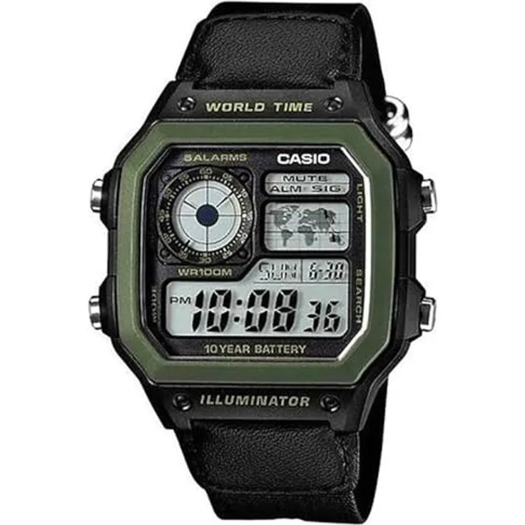 Casio 1200whb Sports Watch One Size, Black