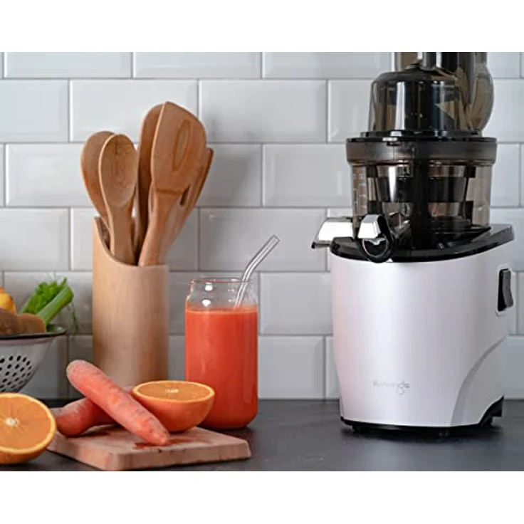Kuvings REVO830 Slow Juicer, Entsafter, 200 Watt, Presswalze, weiß – Bild 4