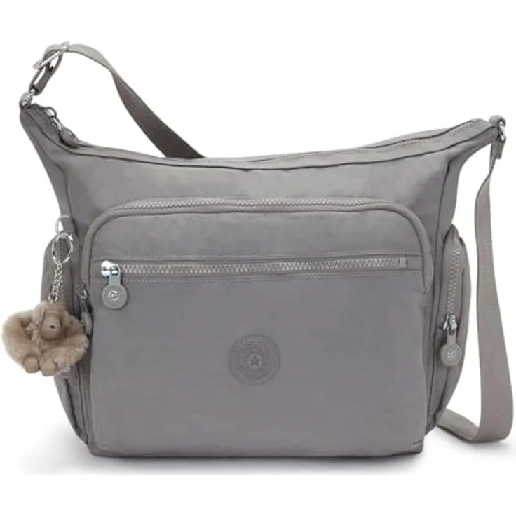 KIPLING Umhängetasche Gabbie Mittelgroß, Crossbody mit verstellbarem Schulterriemen, 12 Liter Volumen, schwarz