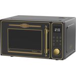 Kaiser Empire M 2530 Em Retro Mikrowelle, 25L, Mikrowellenherd mit Heißluft Grill und 25 Funktionen, Anthrazit/Bronze