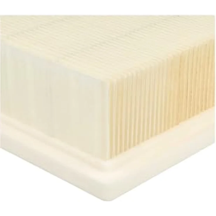 Vhbw Flachfaltenfilter Set, 2x kompatibel mit Worx WX031, WX031.9, weiß, für Nass- und Trockensaugen, staubfreie Raumluft – Bild 5