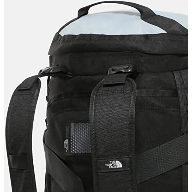 The North Face - Gilman Duffel - Strapazierfähige Base-Camp-Tasche mit Schultergurten, Schwarz/Mittelgrau, M, 71L – Bild 5
