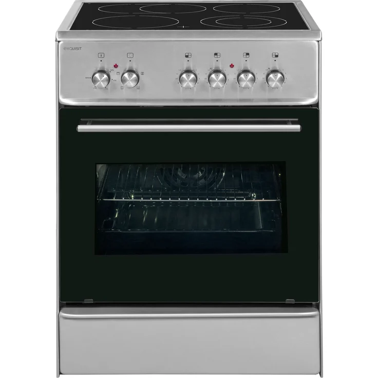 Exquisit ECM 6-4 I BZ , inox, Herd, A, Standgerät, Betriebsart Netzbetrieb, Volumen 61 l, Breite 64 cm – Bild 2