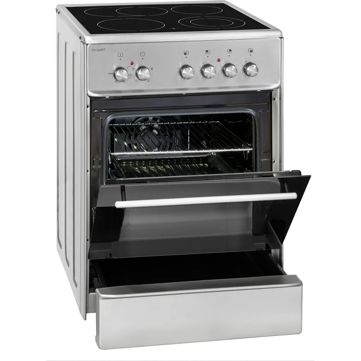 Exquisit ECM 6-4 I BZ , inox, Herd, A, Standgerät, Betriebsart Netzbetrieb, Volumen 61 l, Breite 64 cm – Bild 5