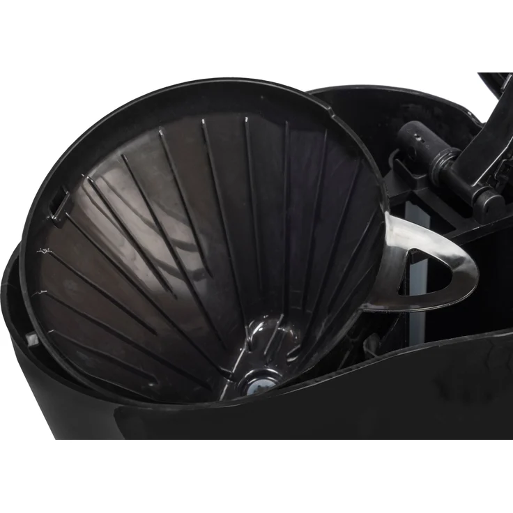 Exquisit KA 6501 sw, Kaffeeautomat, 800 Watt, Filterkaffeemaschine, Thermoskanne, Tropfstopp, Kaffeemaschine Edelstahl, schwarz – Bild 2