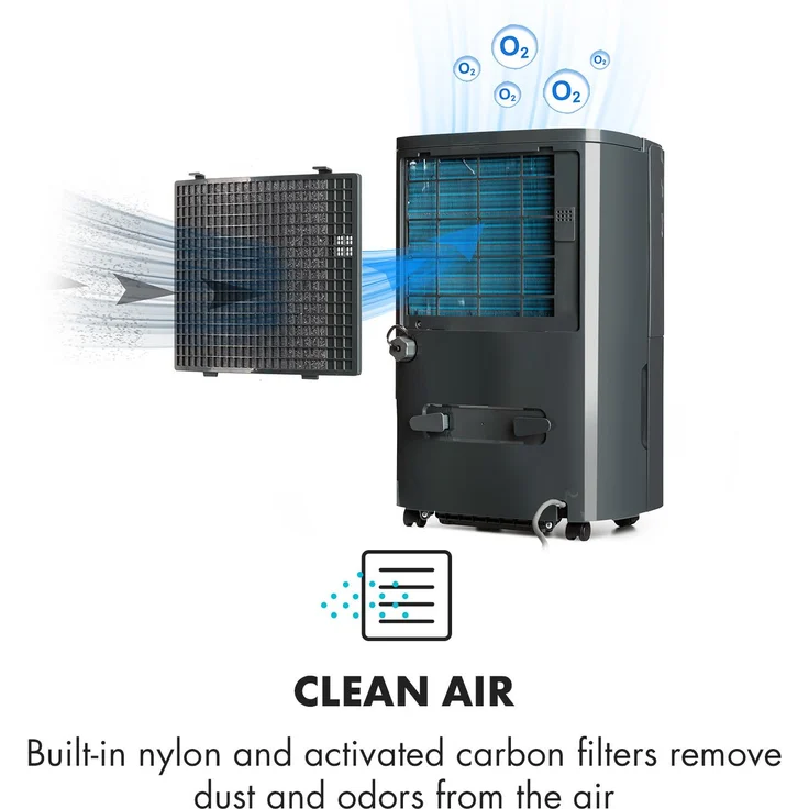 Klarstein DryFy 20 DrySelect, anthrazit Luftentfeuchter – Bild 8