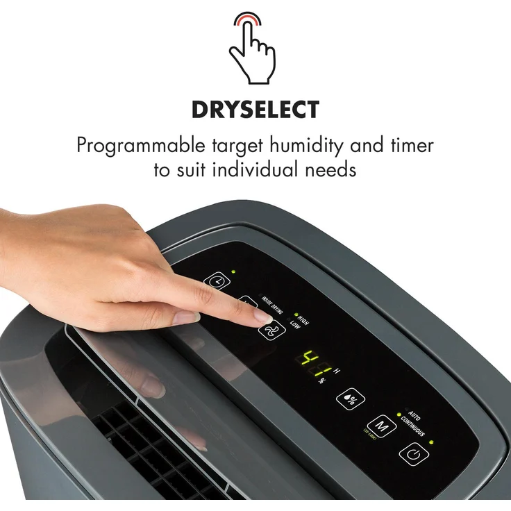 Klarstein DryFy 20 DrySelect, anthrazit Luftentfeuchter – Bild 4