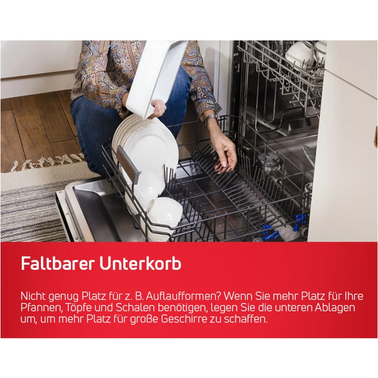 Amica GSP 14746-1 W, Geschirrspüler, E, Geräuschemissionsklasse C, Geräuschemissionen 49 Dezibel – Bild 8