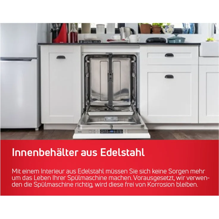 Amica GSP 14746-1 W, Geschirrspüler, E, Geräuschemissionsklasse C, Geräuschemissionen 49 Dezibel – Bild 7